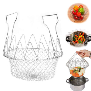 139 Foldable Strainer Chef Basket👍👍