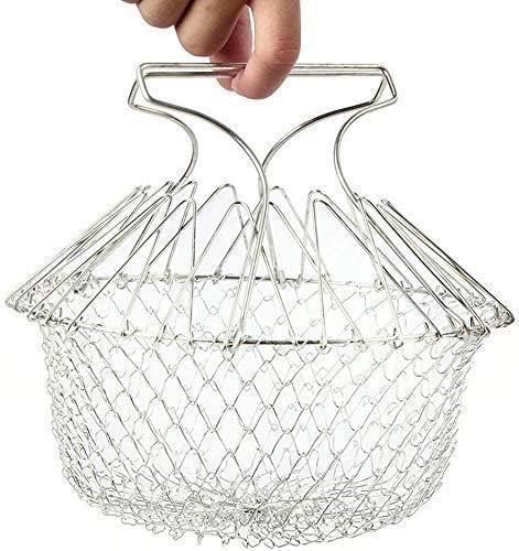 139 Foldable Strainer Chef Basket👍👍